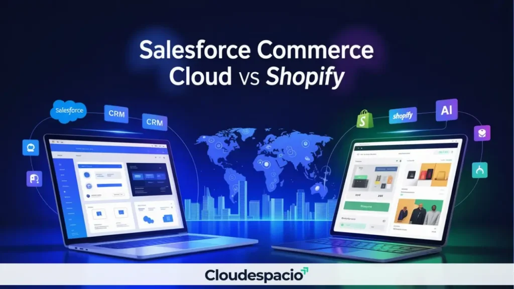 What Makes Difference Salesforce Commerce Cloud vs Shopify?
