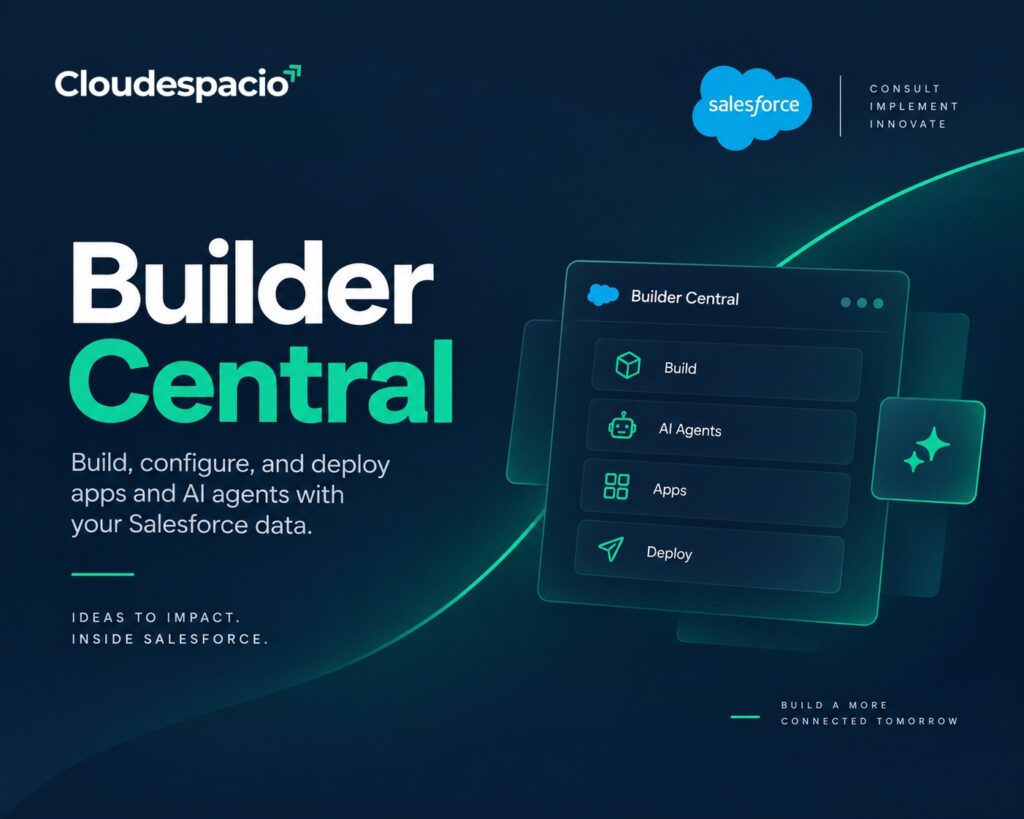 Builder Central: Salesforce’s New No-Code AI Workspace Explained